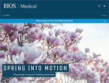 Tablet Screenshot of biosmedical.com